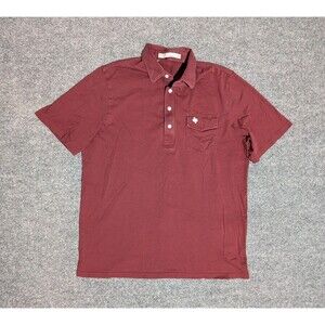 Criquet Polo Shirt Mens Size Large Golf Shirt Red